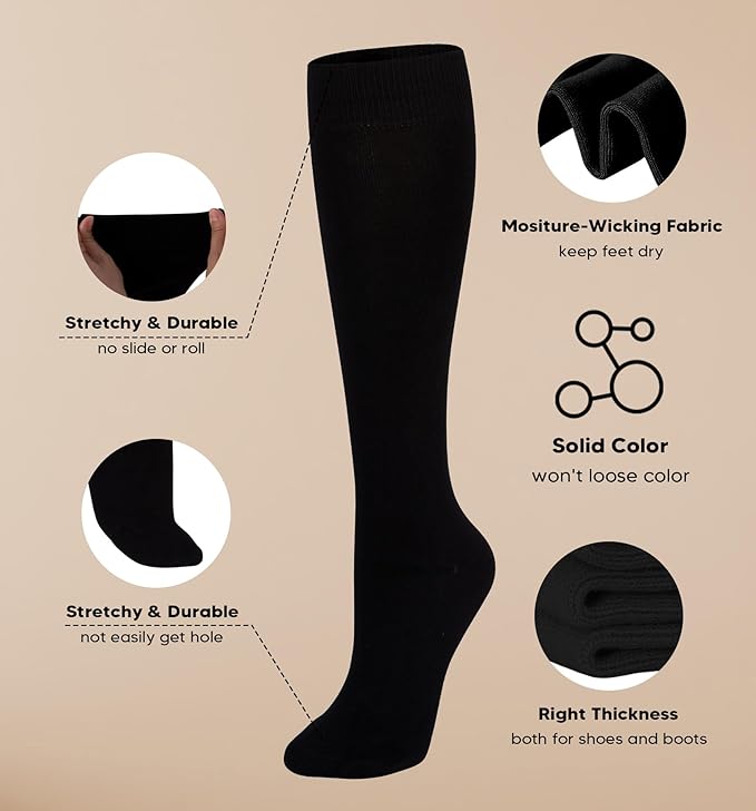 Bamboo Knee High Socks