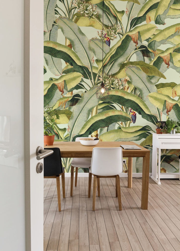 Banana Grove - Custom Sized Wallpaper Mural (per m2)