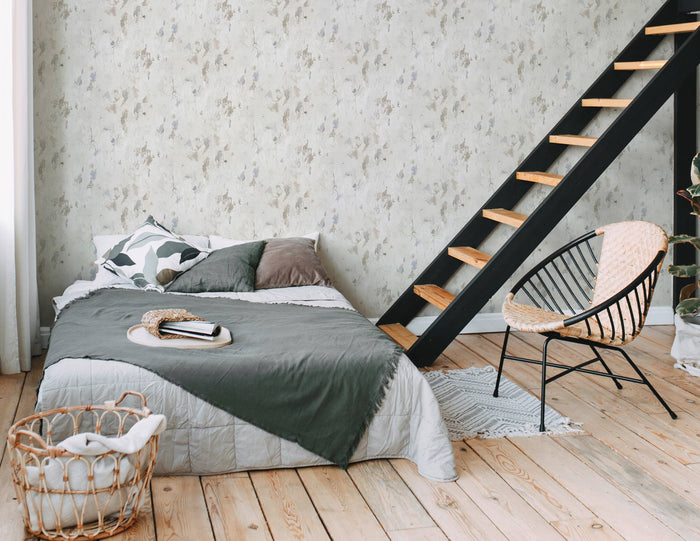 Barcelona Plaster Wallpaper - Cream - Grey