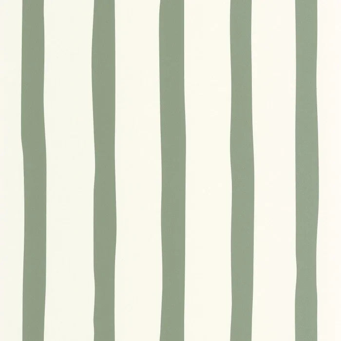 Barito Imperfect Stripes Wallpaper - Vert