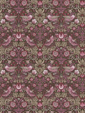 Baroque Birds Wallpaper - Beige/Purple