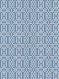 Baroque Pattern Wallpaper - Blue