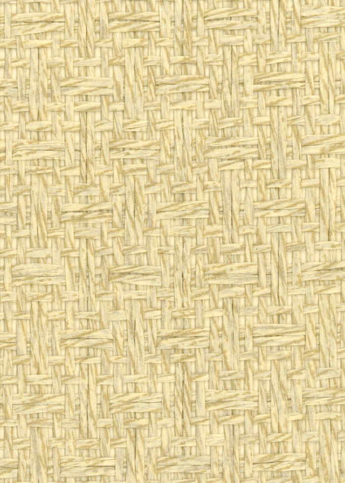 Basket Case - Grasscloth Wallpaper - Fine Wheat