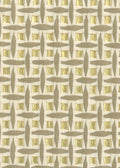 Basket Weave Grass cloth Wallpaper - Beige & Gold