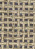 Basket Weave Grass cloth Wallpaper - Buff & Brown