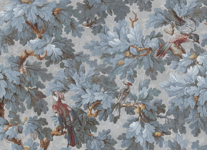 Benjamin - Sandberg -  Custom Sized Wallpaper Mural (per m2) - Misty Blue