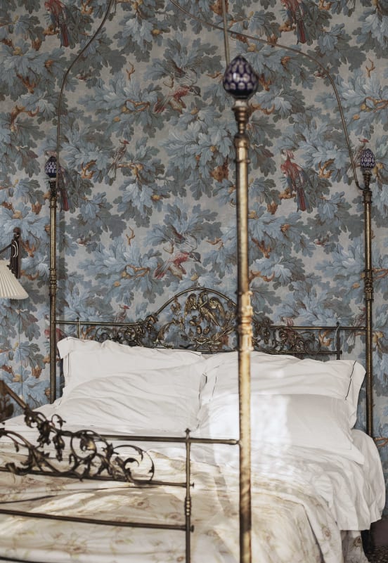 Benjamin - Sandberg -  Custom Sized Wallpaper Mural (per m2) - Misty Blue