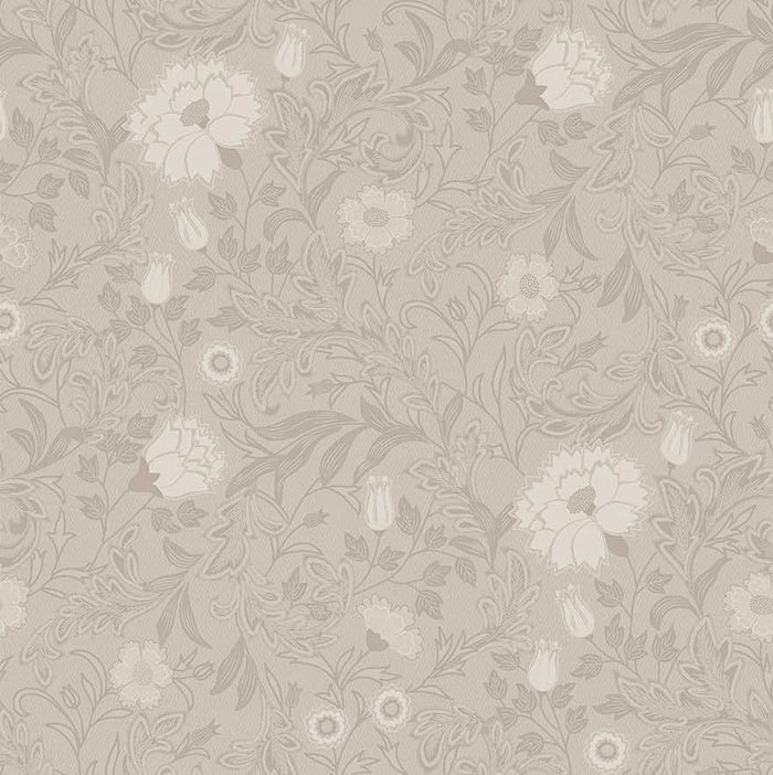 Bilbury Floral Wallpaper - Beige