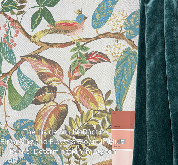 Birds Sing and Flowers Bloom Wallpaper - Multi
