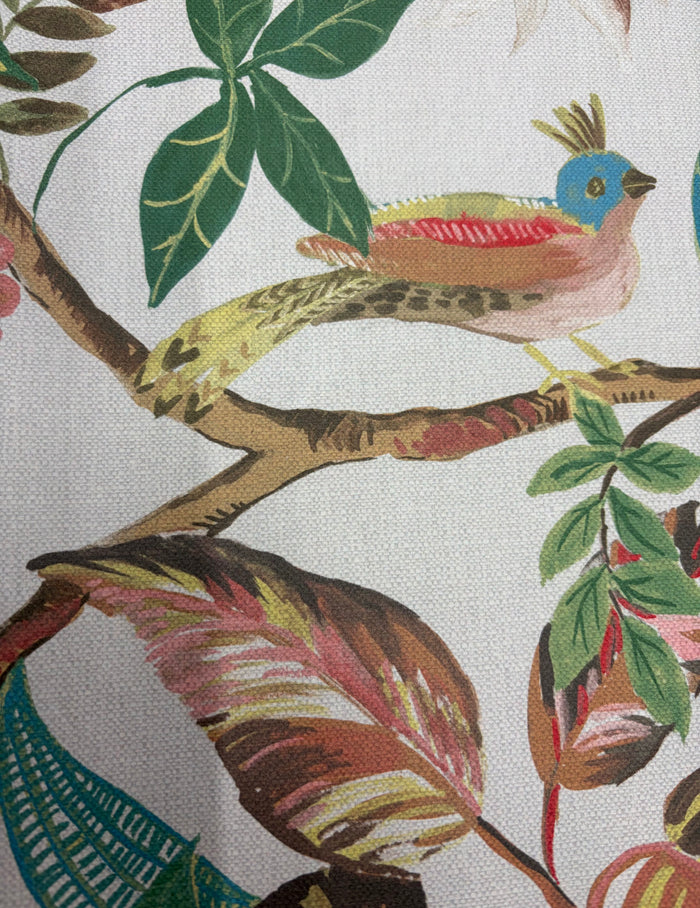 Birds Sing and Flowers Bloom Wallpaper - Multi