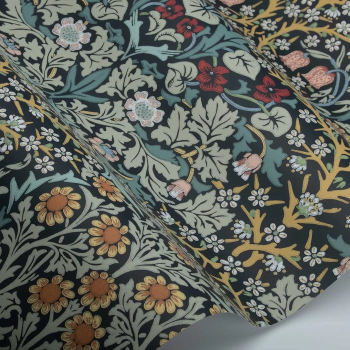 Blackthorn Wallpaper - Indigo
