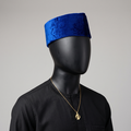Blue Velvet Traditional Nigerian Cap