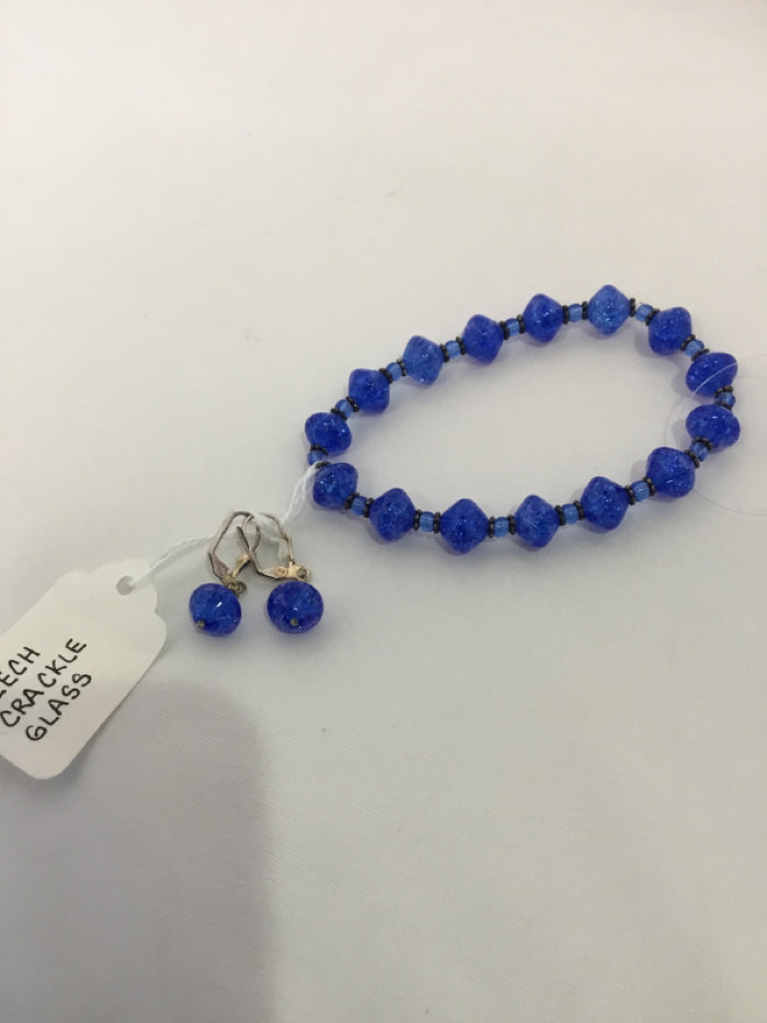 Blue w/Earrings Bracelet