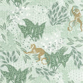 Borneo Wallpaper - Green Gold