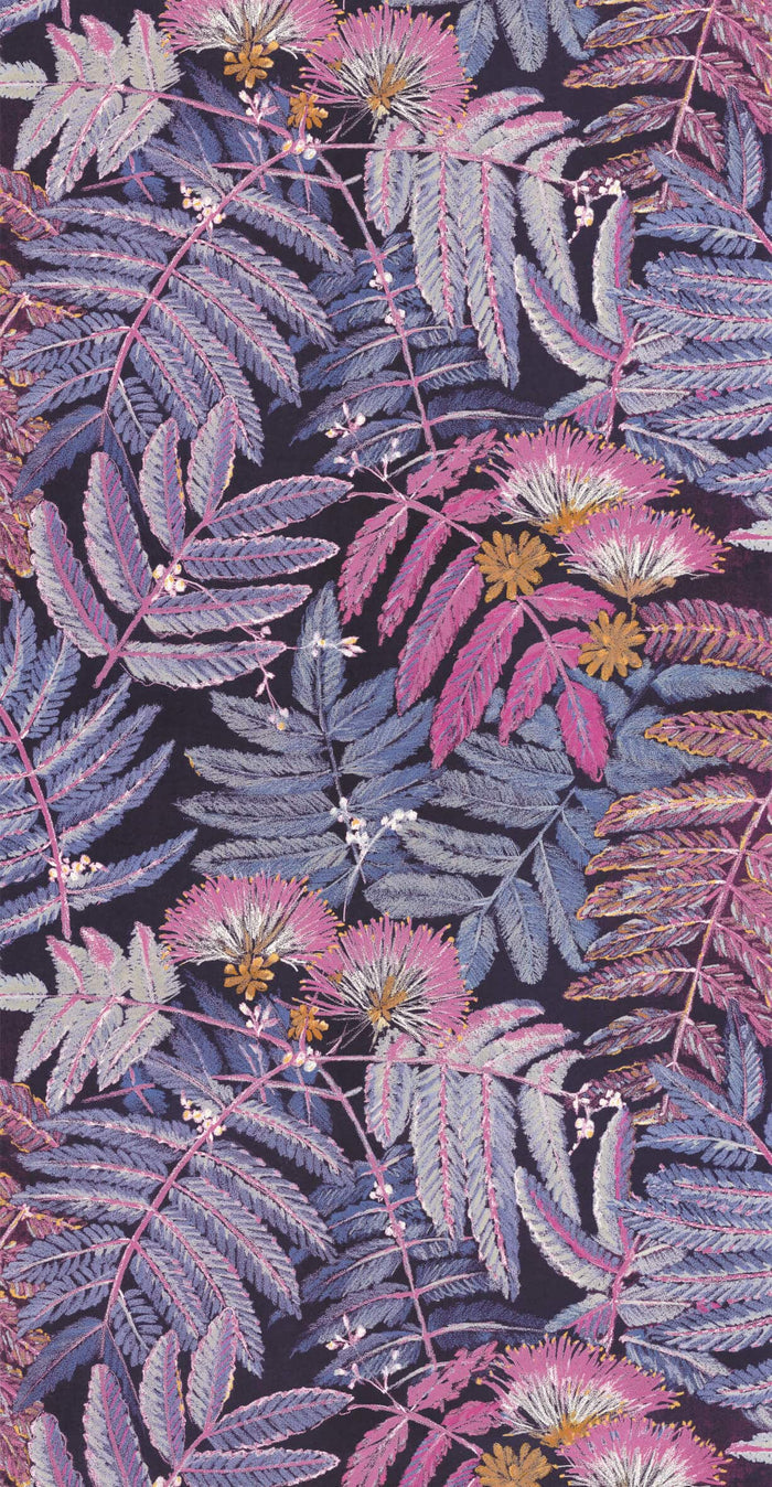 Botanica Albizia Wallpaper - Purple and Pink - Discontinuing