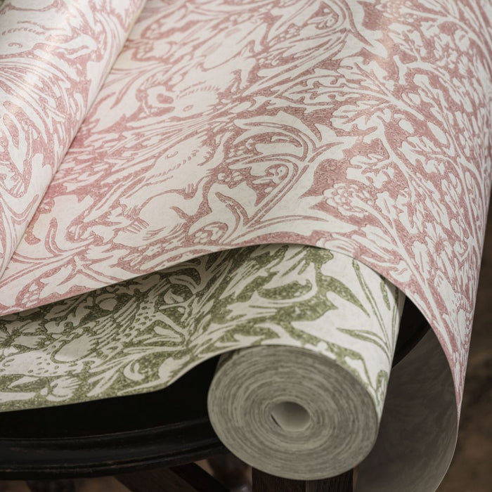 Brer Rabbit by Morris Wallpaper - Blush