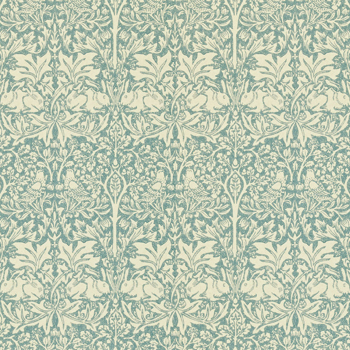 Brer Rabbit by Morris Wallpaper - Slate/Vellum
