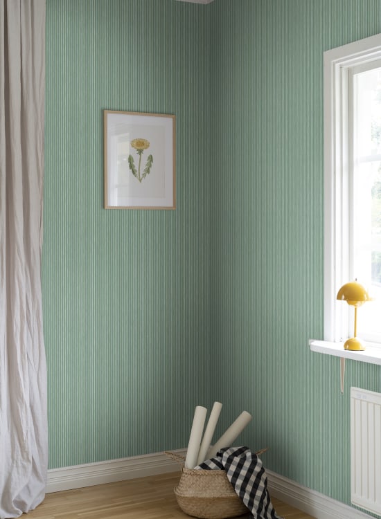 Brita Stripe Wallpaper – Emerald