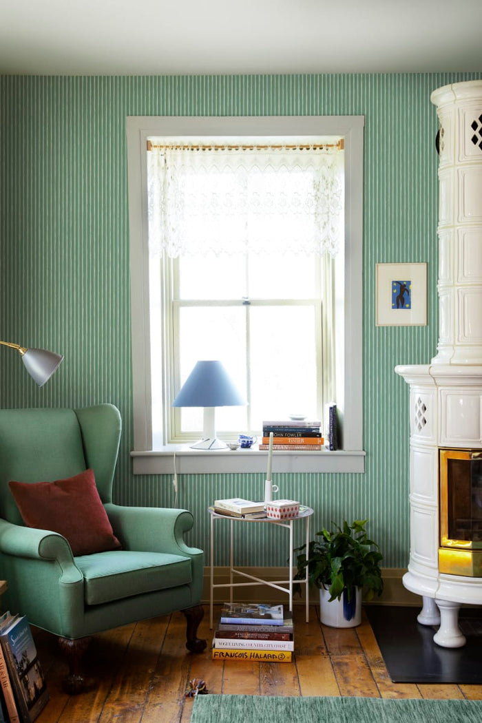 Brita Stripe Wallpaper – Emerald