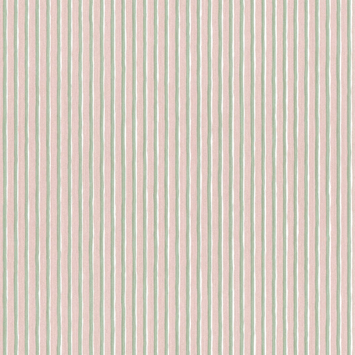 Brita Stripe Wallpaper - Pink, flat pattern