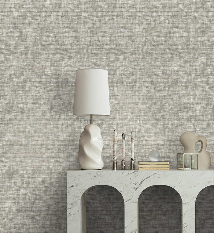 Brocade Wallpaper - Grey