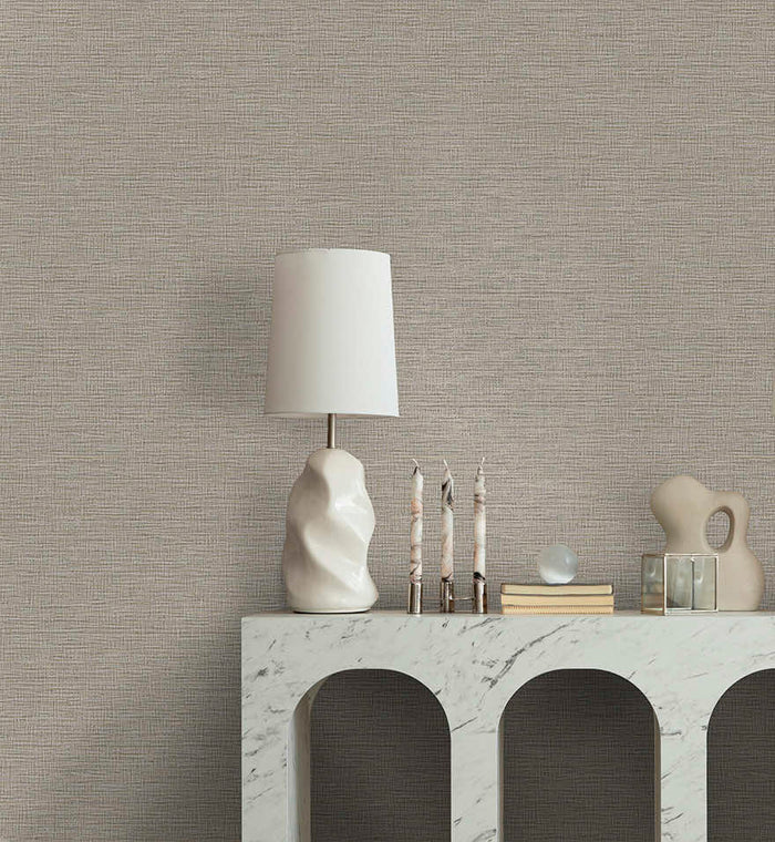 Brocade Wallpaper - Taupe