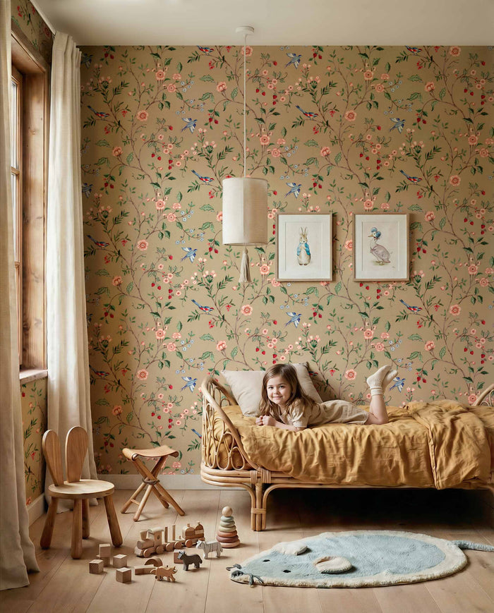 Bucolic Wallpaper - Jute