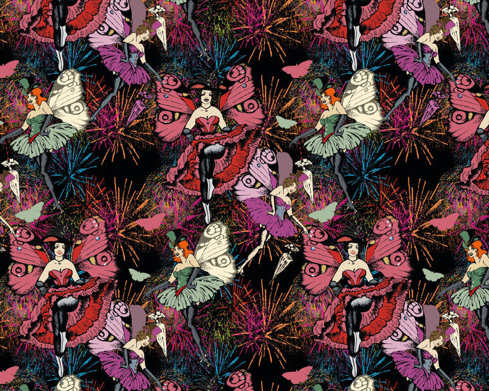 Burlesque Baby - Custom Sized Wallpaper Mural (per m2)