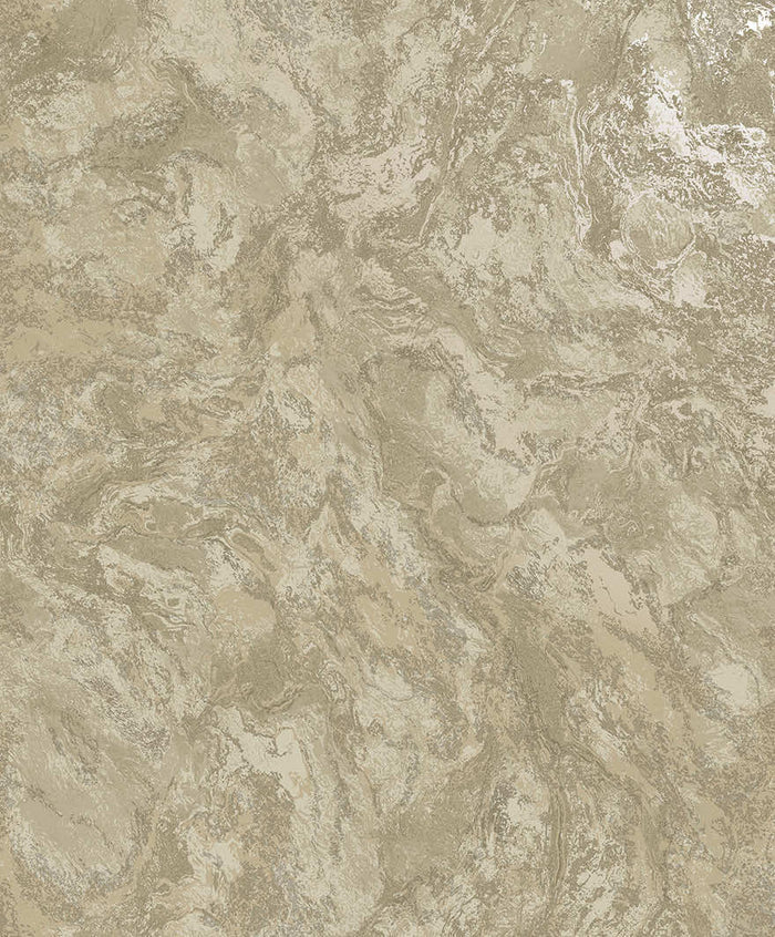 Calacatta Marble Bead Wallpaper - Beige
