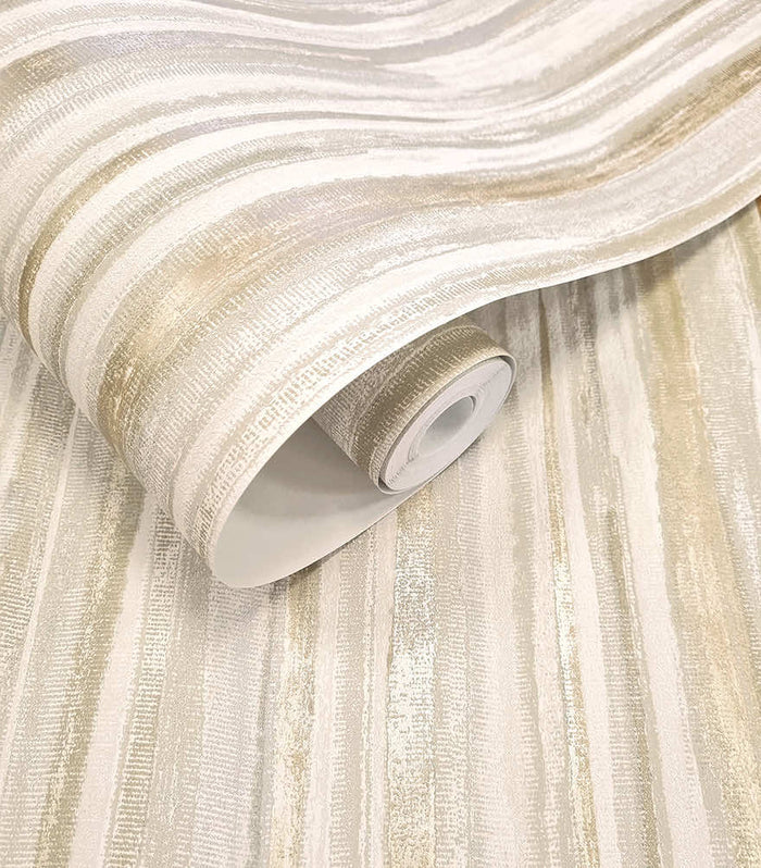Calico Textured Wallpaper - Cream