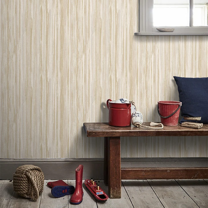 Calico Textured Wallpaper - Cream