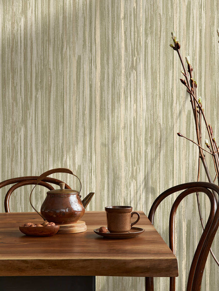 Calico Textured Wallpaper - Sage