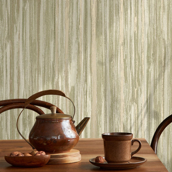 Calico Textured Wallpaper - Sage