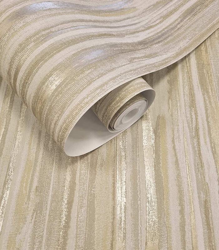 Calico Textured Wallpaper - Taupe
