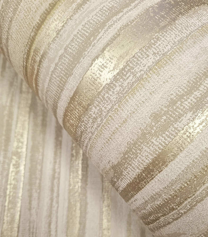Calico Textured Wallpaper - Taupe