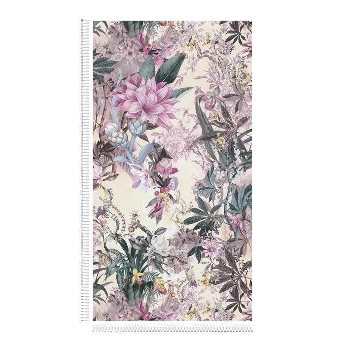 Calm Tropics – Floral Wallpaper – Pink