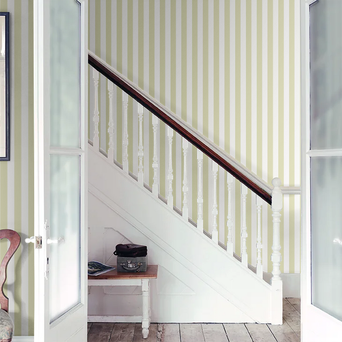 Candy Stripe Wallpaper - Laurel