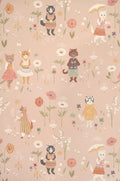 Catwalk Wallpaper - Soft Pink