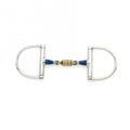 Centaur Blue Steel King D Double Joint Mouth w Loose Brass Roller Disks