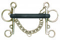 Centaur Hard Rubber Pelham Bit