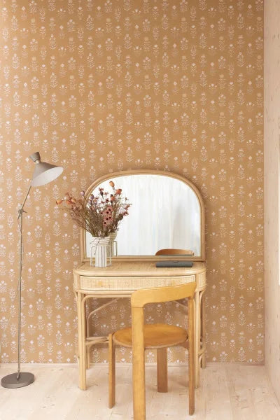 Charmes Wallpaper - Jaune Zenith - Discontinuing