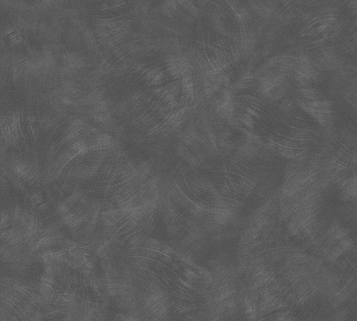 Charred Plaster Vinyl Wallpaper - Charcoal