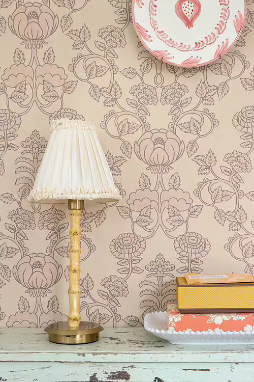 Cheri Spritz Wallpaper - Light Amber