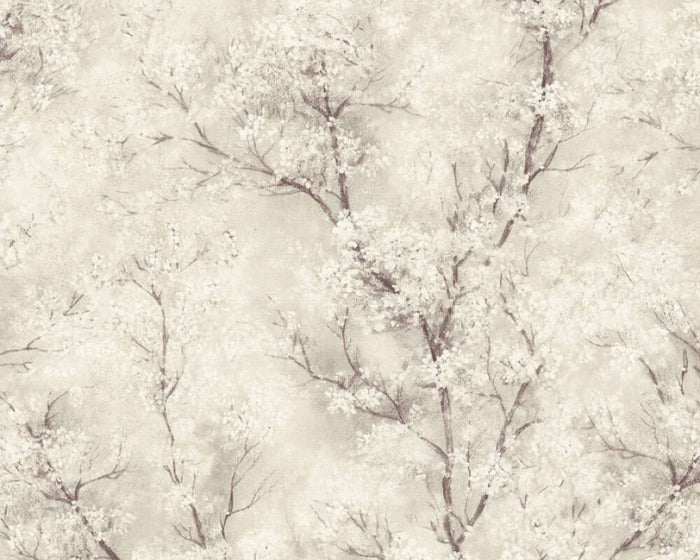 Cherry Blossoms Spring Wallpaper - Cream