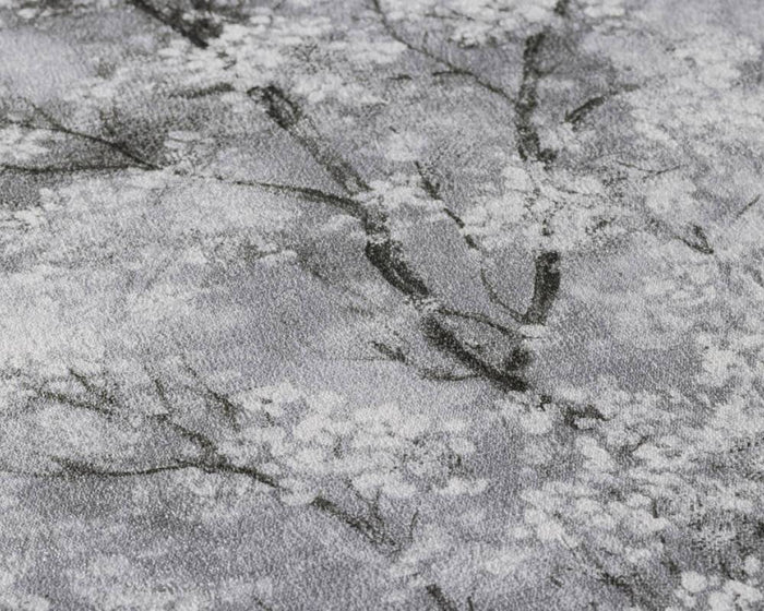 Cherry Blossoms Spring Wallpaper - Moody Grey