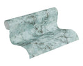Cherry Blossoms Spring Wallpaper - Soft Turquoise