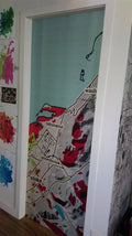 City Map Many Cities - Custom Sized Wallpaper Mural (per m2) - Nelson City