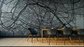 City Map Many Cities - Custom Sized Wallpaper Mural (per m2) - Paris Newsprint