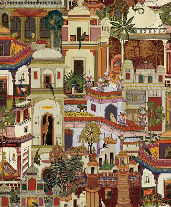 Civita - Moroccan City Wallpaper - Multi - Last 25 Rolls