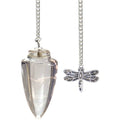Clear Quartz with Dragonfly Pendulum | My Little Magic Shop